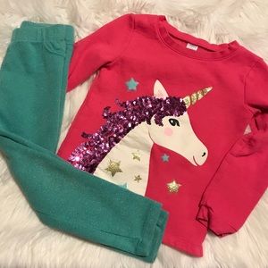 Carter’s girls 2 piece pant and sweatshirt set 6X